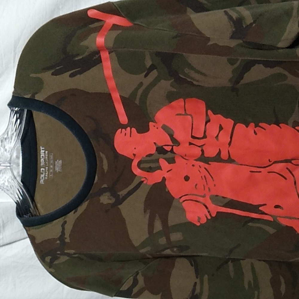 (X-50) SALE! Authentic Polo Sport Ralph Lauren Shirt Sz.XL Large Print On Front - Picture 3 of 16